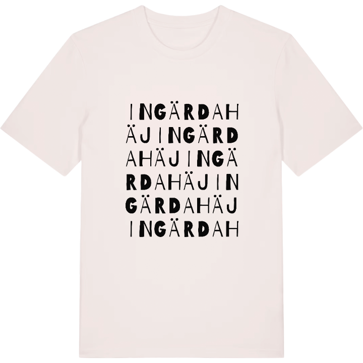 Ingärdahäj ordlek t-shirt – t-shirt från PinShirt