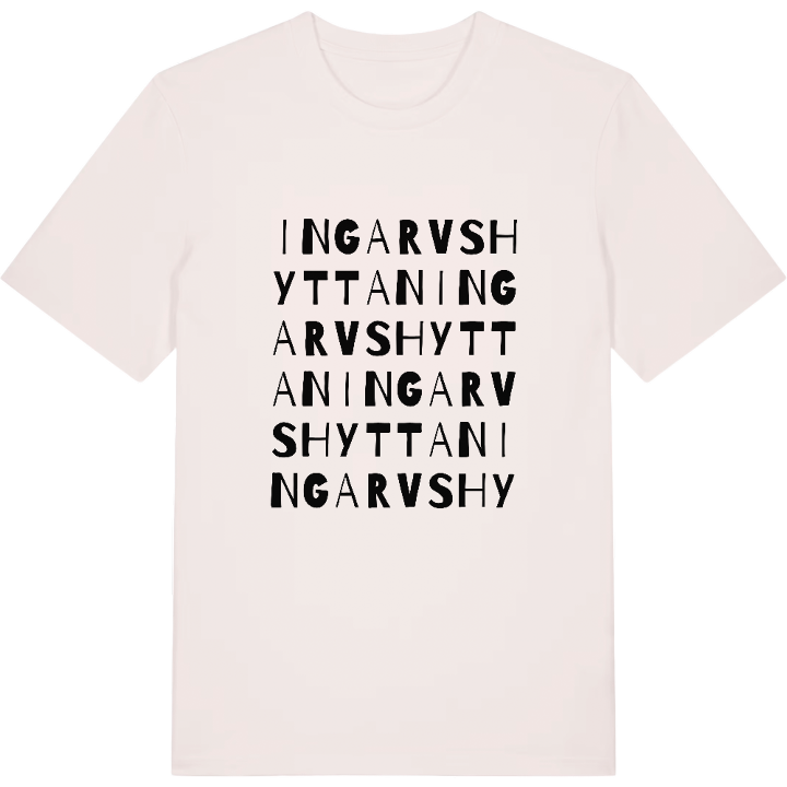 Ingarvshyttan ordlek t-shirt – t-shirt från PinShirt