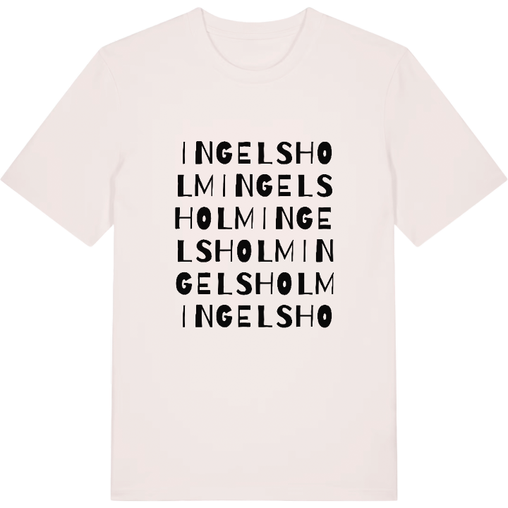 Ingelsholm ordlek t-shirt – t-shirt från PinShirt