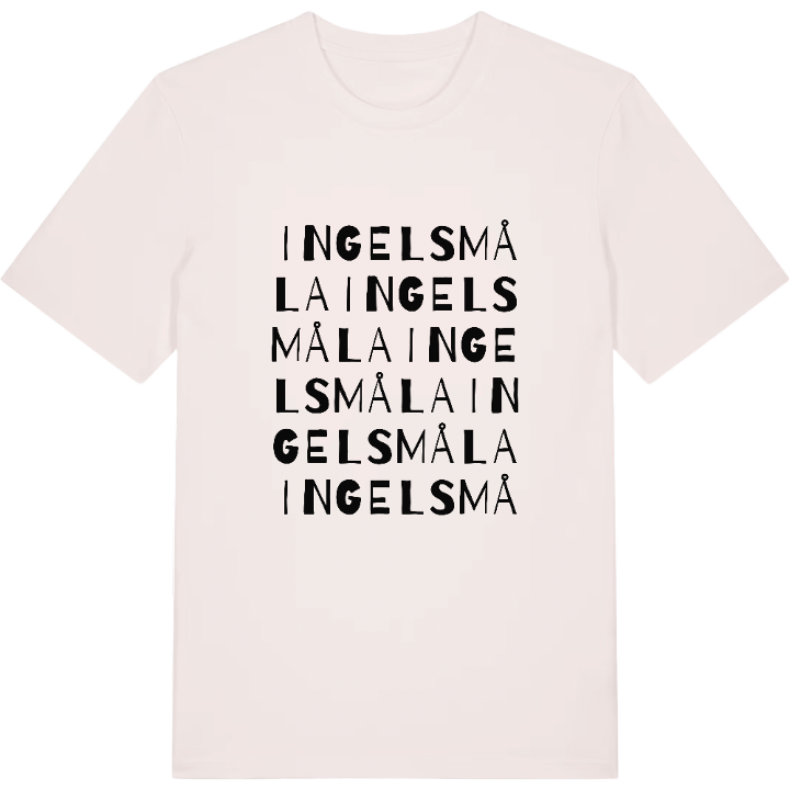 Ingelsmåla ordlek t-shirt – t-shirt från PinShirt