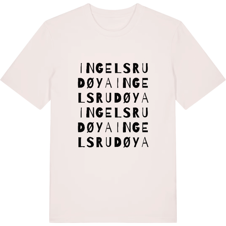 Ingelsrudøya ordlek t-shirt – t-shirt från PinShirt