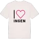 Jag älskar Ingen t-shirt stort tryck