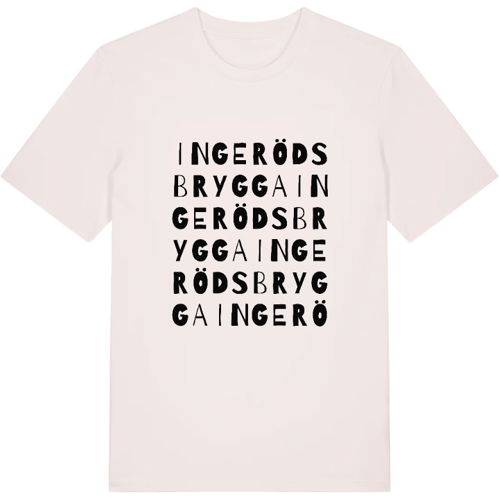 Ingeröds brygga ordlek t-shirt – t-shirt från PinShirt