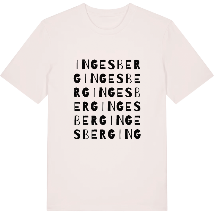Ingesberg ordlek t-shirt – t-shirt från PinShirt