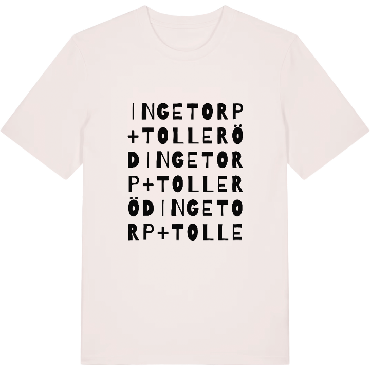 Ingetorp + Tolleröd ordlek t-shirt – t-shirt från PinShirt