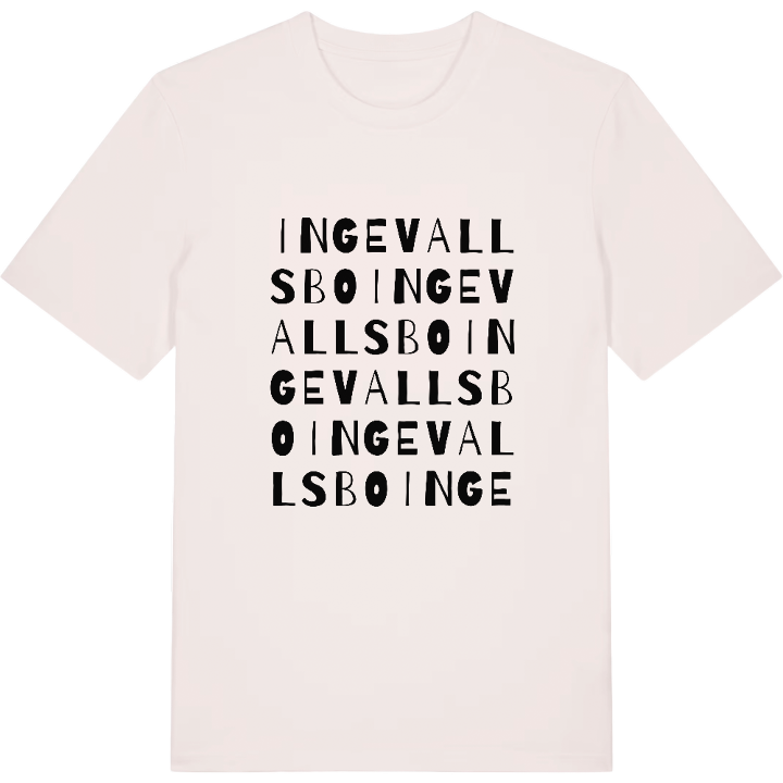 Ingevallsbo ordlek t-shirt – t-shirt från PinShirt