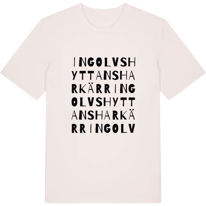 Ingolvshyttans harkärr ordlek t-shirt – t-shirt från PinShirt