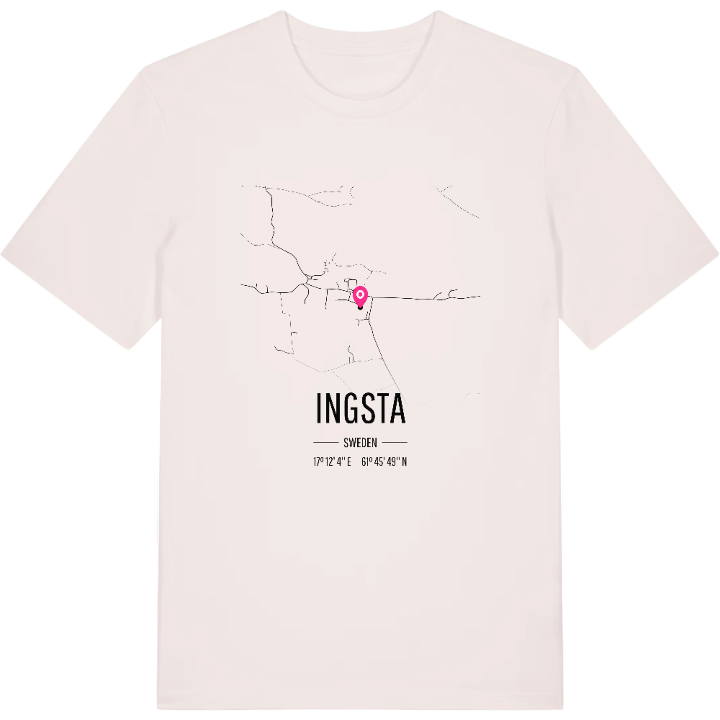 Ingsta karta t-shirt – t-shirt från PinShirt