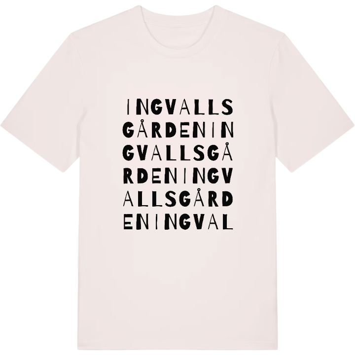 Ingvallsgården ordlek t-shirt – t-shirt från PinShirt