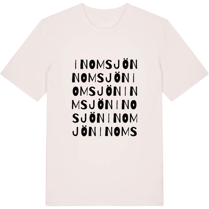 Inomsjön ordlek t-shirt – t-shirt från PinShirt