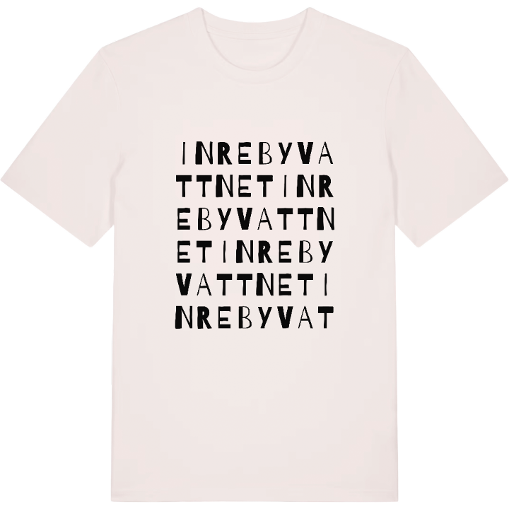 Inre Byvattnet ordlek t-shirt – t-shirt från PinShirt
