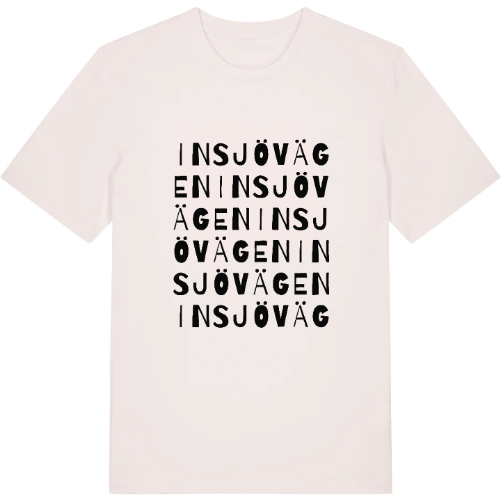 Insjövägen ordlek t-shirt – t-shirt från PinShirt