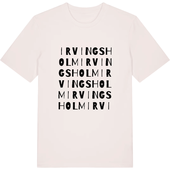 Irvingsholm ordlek t-shirt – t-shirt från PinShirt