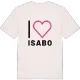 Jag älskar Isabo t-shirt stort tryck