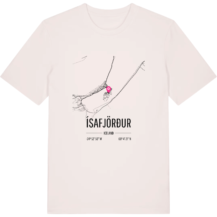 Ísafjörður karta t-shirt – t-shirt från PinShirt