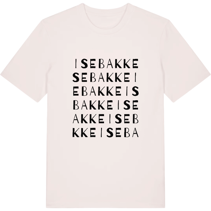 Isebakke ordlek t-shirt – t-shirt från PinShirt