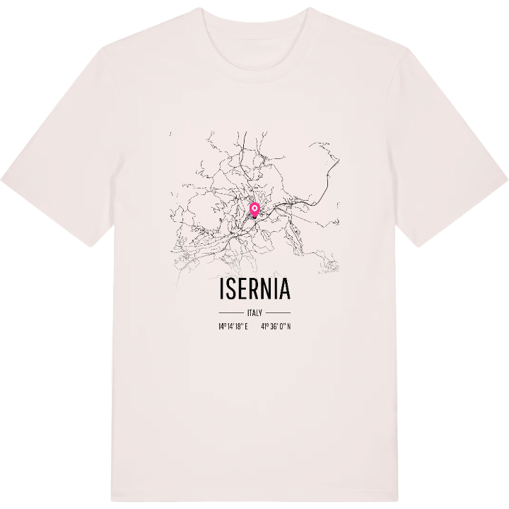 Isernia karta t-shirt – t-shirt från PinShirt