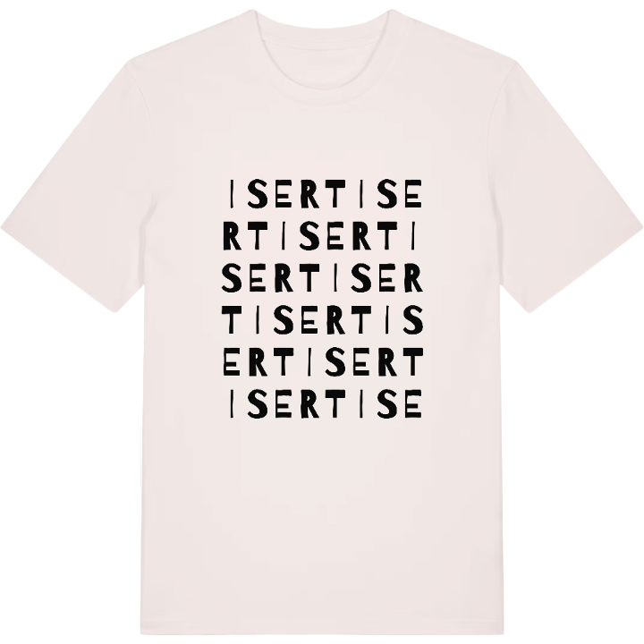 Isert ordlek t-shirt – t-shirt från PinShirt