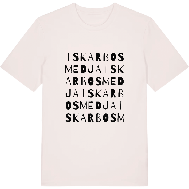 Iskarbosmedja ordlek t-shirt – t-shirt från PinShirt