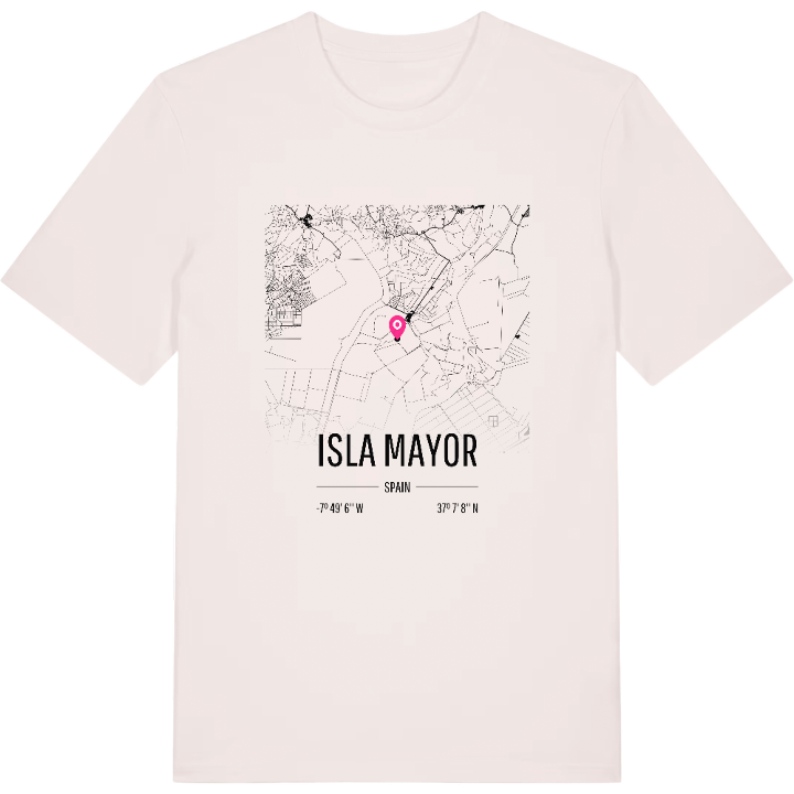 Isla Mayor karta t-shirt – t-shirt från PinShirt