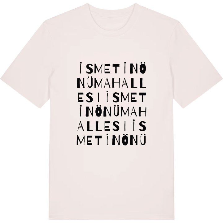 İsmet İnönü Mahallesi ordlek t-shirt – t-shirt från PinShirt