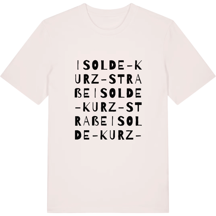 Isolde-Kurz-Straße ordlek t-shirt – t-shirt från PinShirt