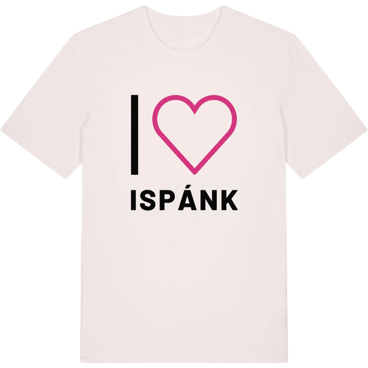 Jag älskar Ispánk t-shirt stort tryck – t-shirt från PinShirt
