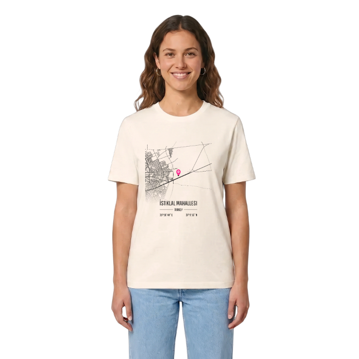 İstiklal Mahallesi karta t-shirt – t-shirt från PinShirt