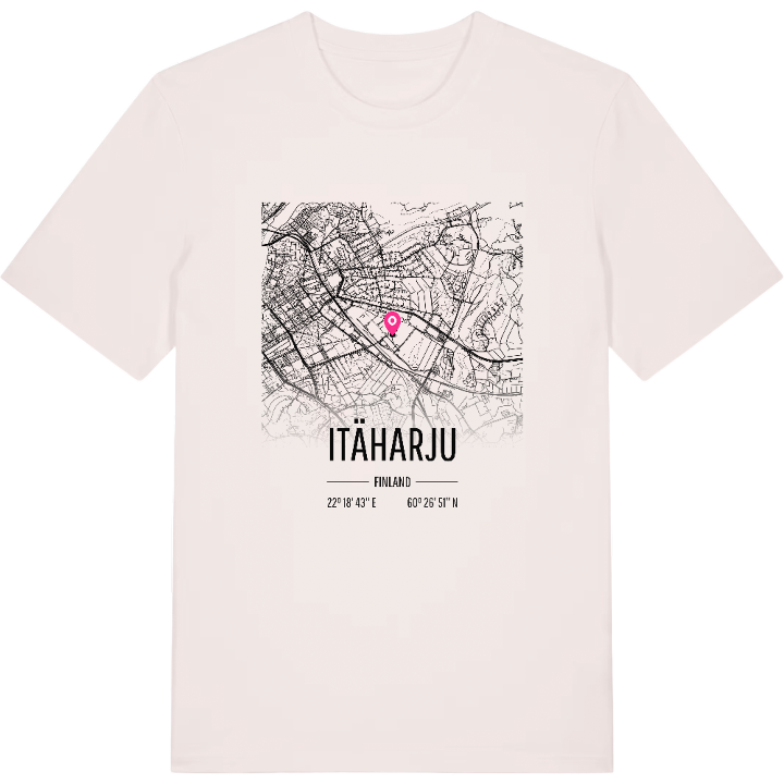 Itäharju karta t-shirt – t-shirt från PinShirt