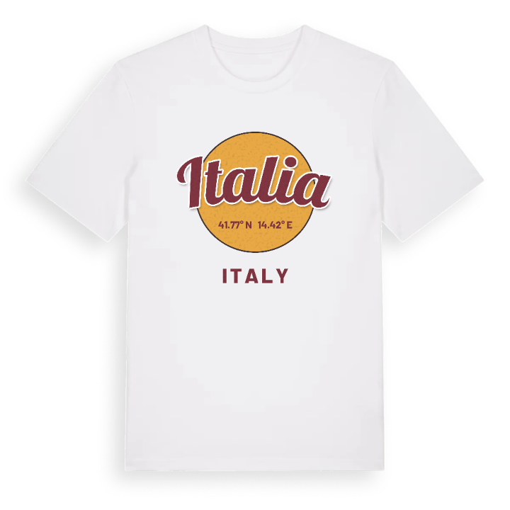 Italia cirkel t-shirt – t-shirt från PinShirt