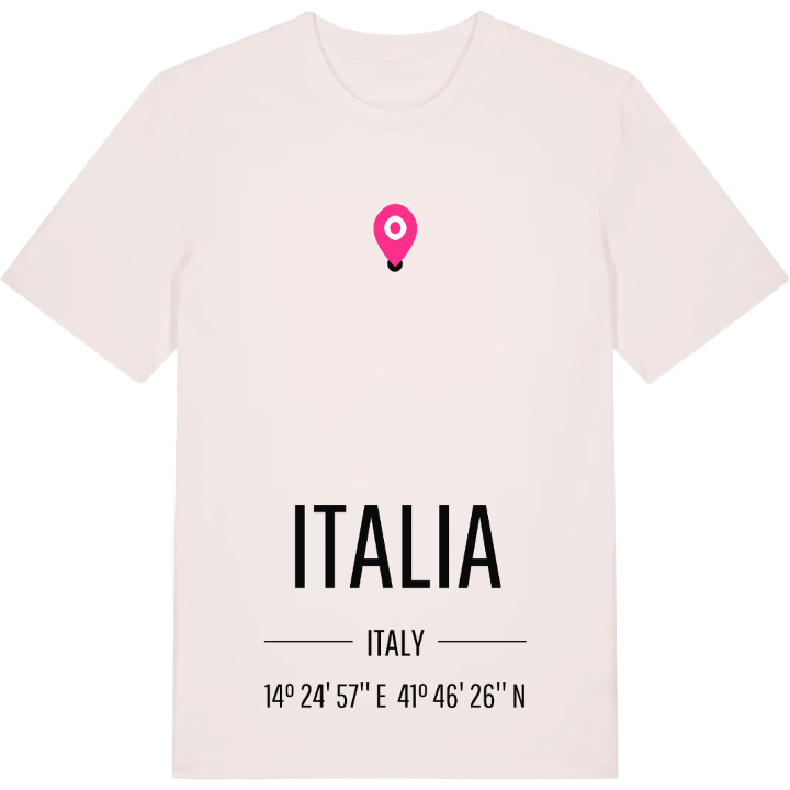 Italia karta t-shirt – t-shirt från PinShirt