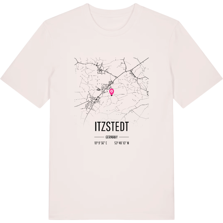 Itzstedt karta t-shirt – t-shirt från PinShirt