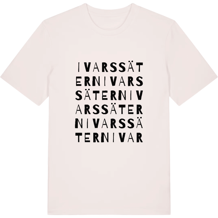 Ivarssätern ordlek t-shirt – t-shirt från PinShirt