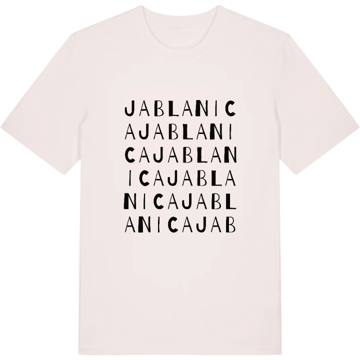 Jablanica ordlek t-shirt – t-shirt från PinShirt