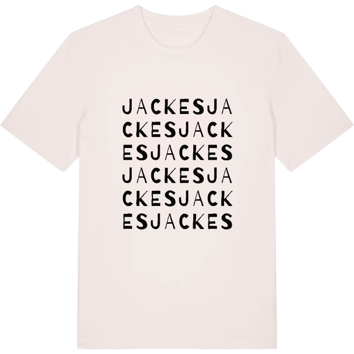 Jackes ordlek t-shirt – t-shirt från PinShirt