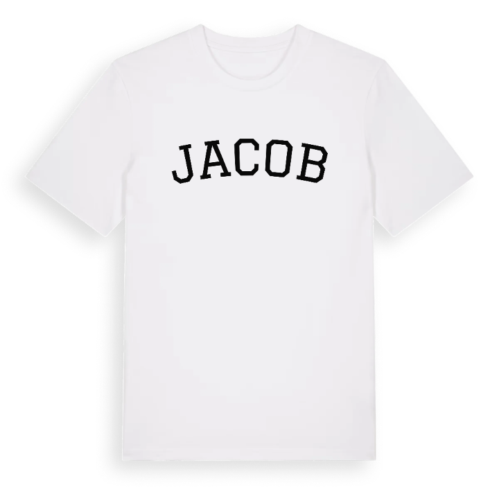 Jacob böjd t-shirt – t-shirt från PinShirt
