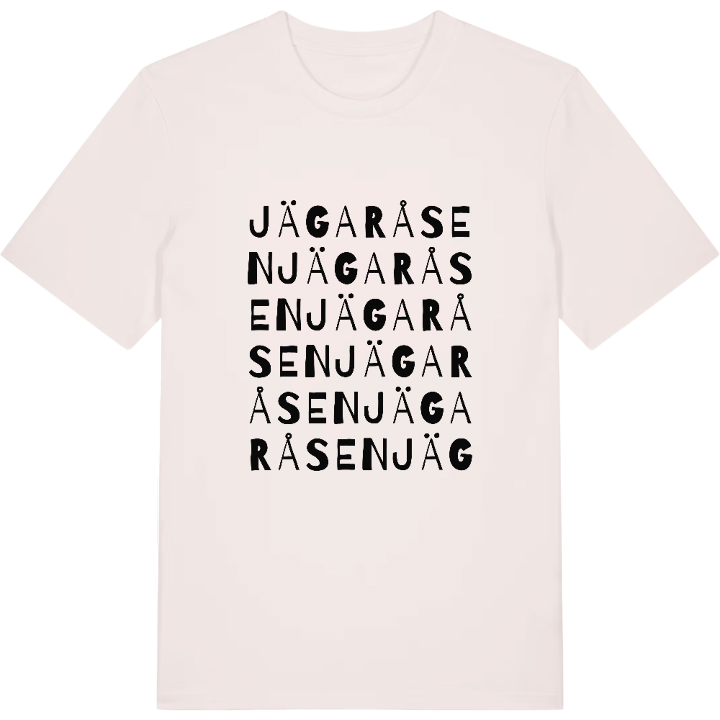 Jägaråsen ordlek t-shirt – t-shirt från PinShirt