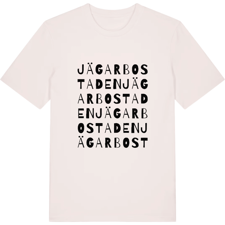 Jägarbostaden ordlek t-shirt – t-shirt från PinShirt