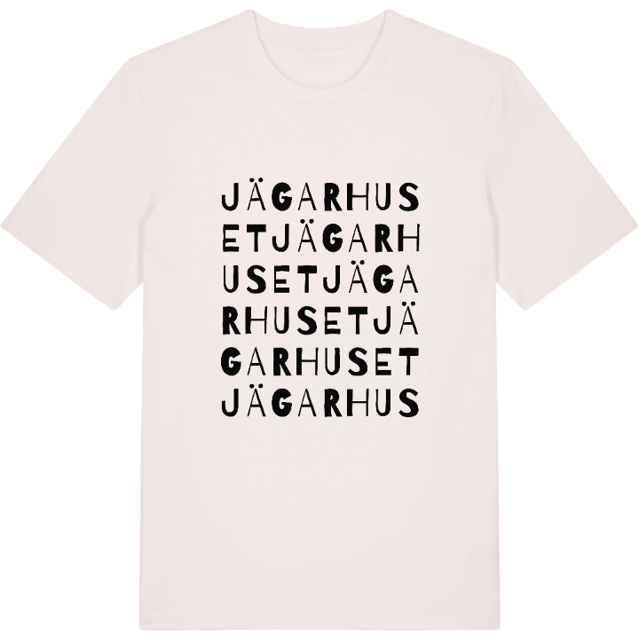Jägarhuset ordlek t-shirt – t-shirt från PinShirt