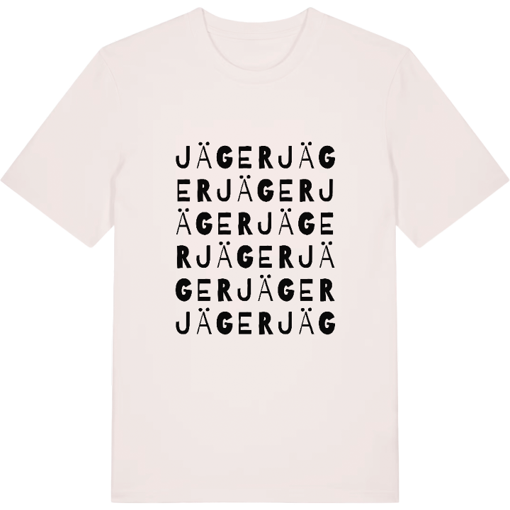 Jäger ordlek t-shirt – t-shirt från PinShirt