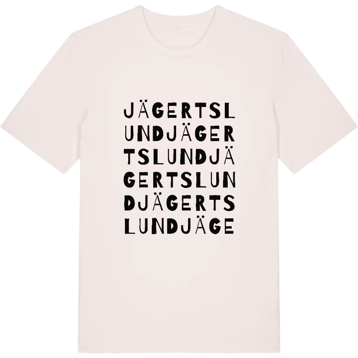 Jägertslund ordlek t-shirt – t-shirt från PinShirt