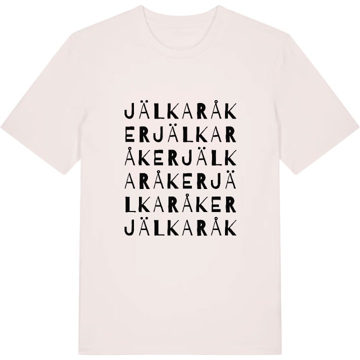Jälkaråker ordlek t-shirt – t-shirt från PinShirt