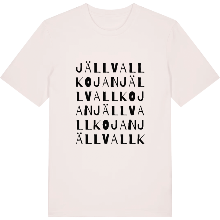 Jällvallkojan ordlek t-shirt – t-shirt från PinShirt