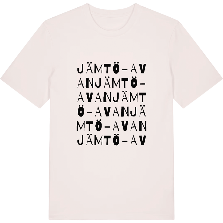 Jämtö-Avan ordlek t-shirt – t-shirt från PinShirt