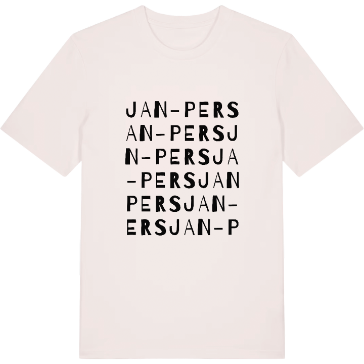 Jan-Pers ordlek t-shirt – t-shirt från PinShirt