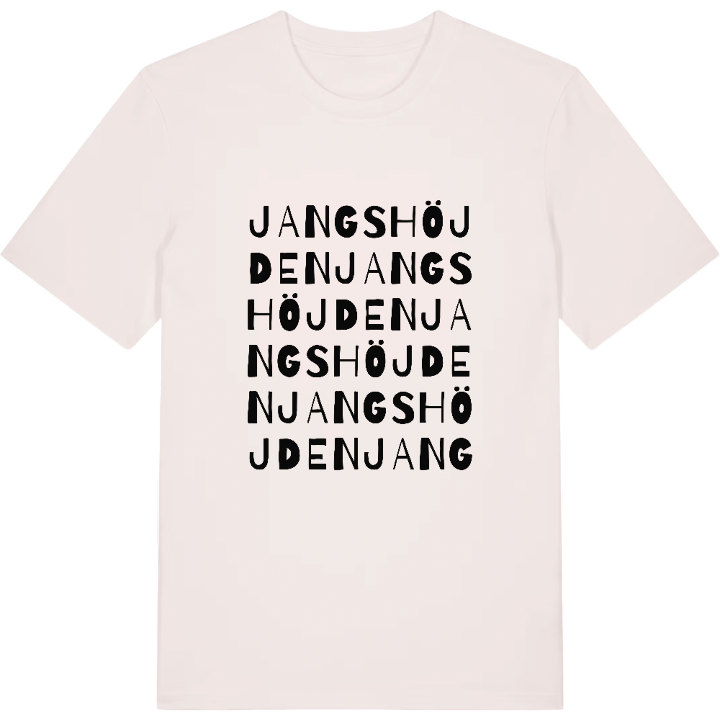 Jangshöjden ordlek t-shirt – t-shirt från PinShirt