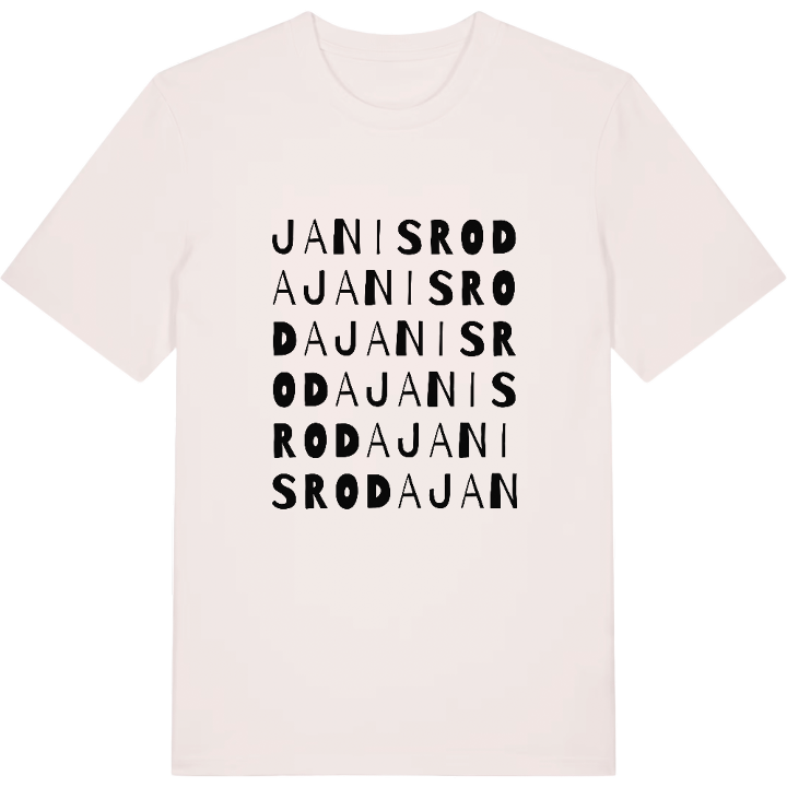Janisroda ordlek t-shirt – t-shirt från PinShirt
