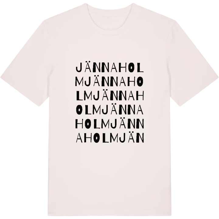 Jännaholm ordlek t-shirt – t-shirt från PinShirt