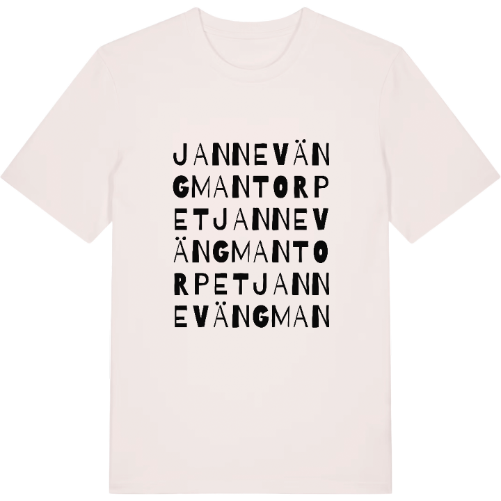 Janne Vängmantorpet ordlek t-shirt – t-shirt från PinShirt