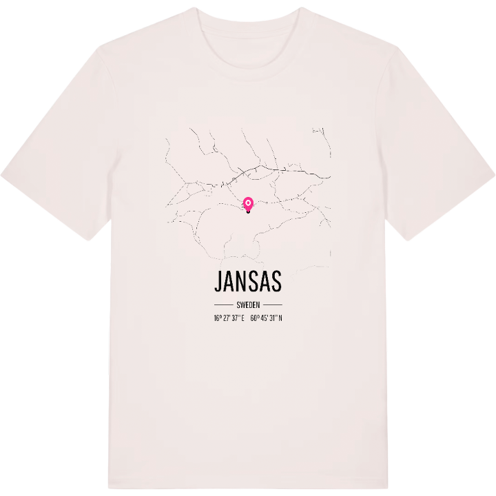Jansas karta t-shirt – t-shirt från PinShirt